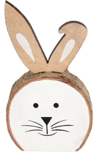Holzhase beige