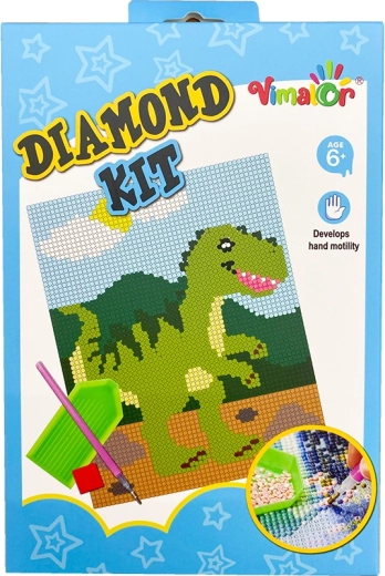 Diamant-Malerei BABY Dino – Kreativset für Kinder