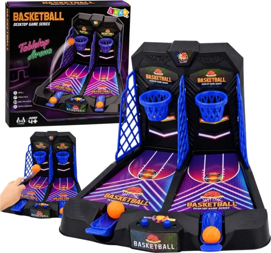 Mini-Tischbasketball – doppeltes Arcade-Spiel für 2 Spieler – 1 Stück
