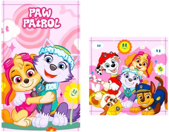 Handtuch-Set Paw Patrol (rosa)