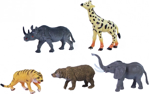 Rappa Wildtiere Safari – Kunststofffiguren 8–10 cm (5 Stk.)