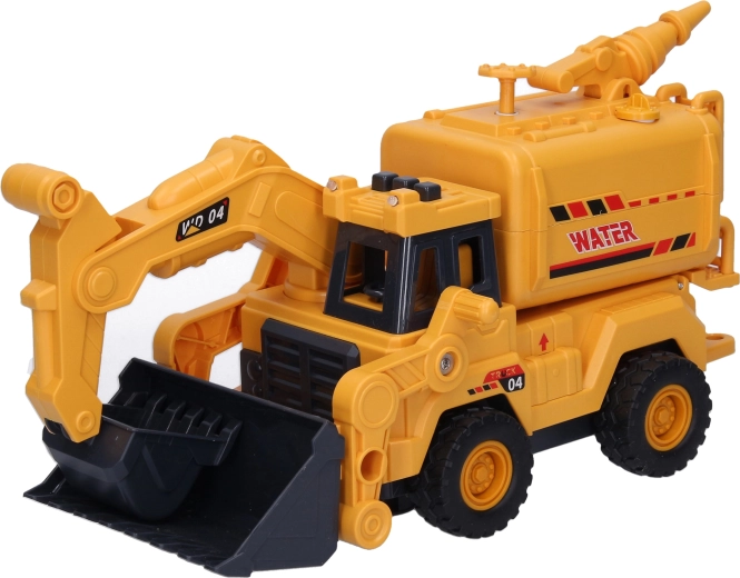Bau-Tankwagen mit Licht- und Soundeffekten, 26 cm