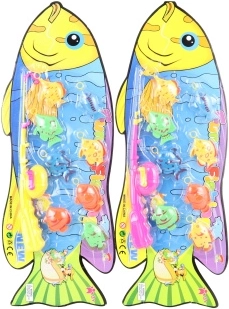 Kinder-Angelset mit Rute, Rolle und 8 Fischen