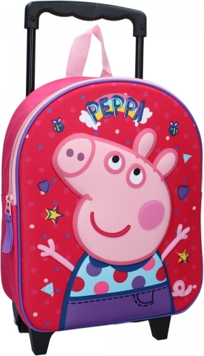 3D-Reiserucksack auf Rollen Peppa Pig