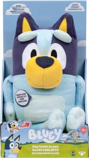 Bluey sprechende Plüschfigur