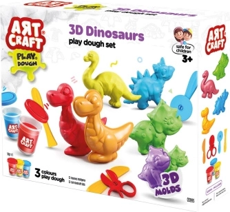 Art Craft Knet-Set Dinosaurier 168 g