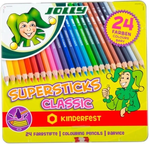 Jolly Buntstifte 24 Farben im Metalletui