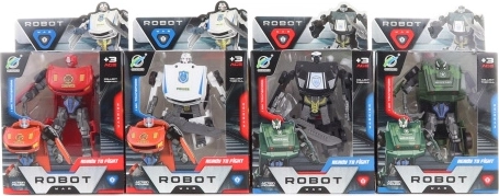 Faltbarer Roboter – verwandelt sich in ein Einsatzfahrzeug