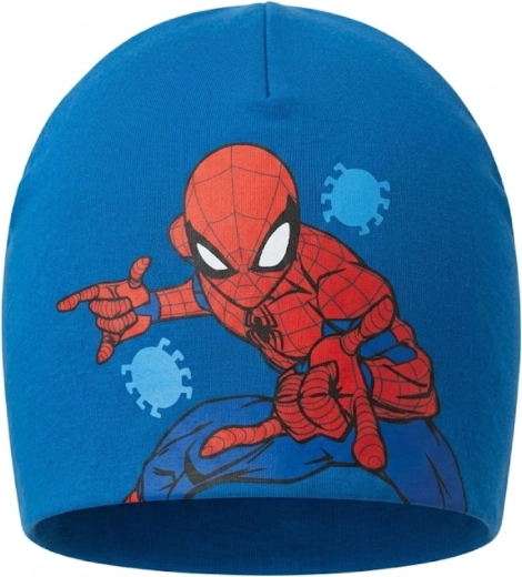 Baumwoll-Übergangsmütze Marvel Spider-Man petrol