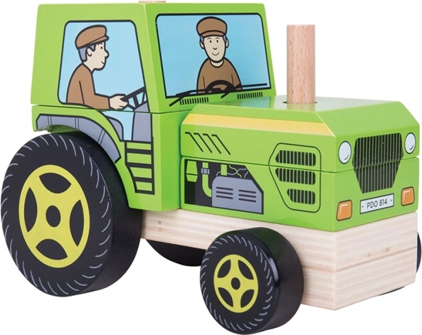Holz-Steck-Traktor BIGJIGS