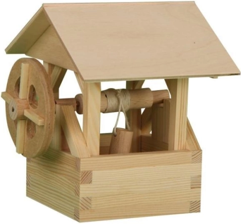 Holzbrunnen – Klebebausatz CREATIVE KIT