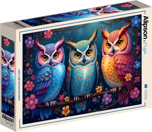 Alipson Puzzle Eulen und magische Nacht 1000 Teile