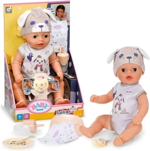 BABY born Lukas Hündchen – Puppe 36 cm