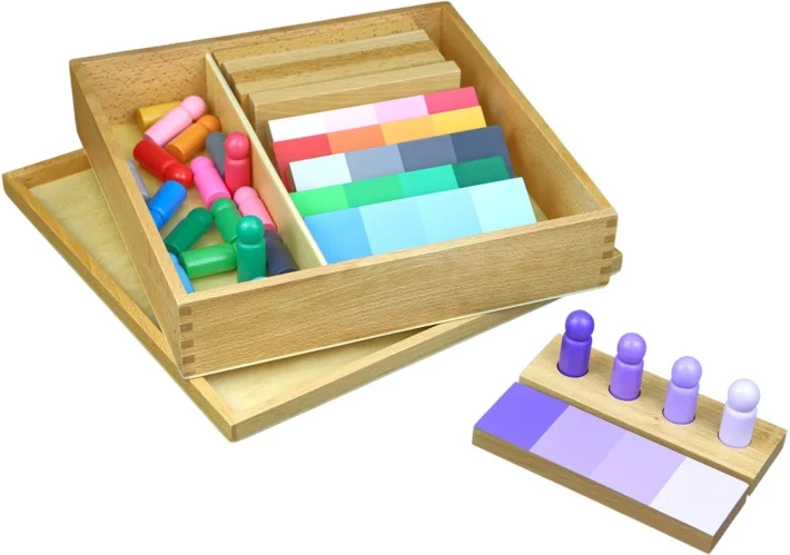 Moyo Montessori Farbabstufungen – Figuren und Kärtchen