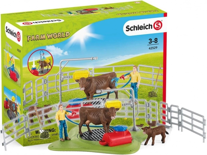 Waschstation für Kühe SCHLEICH Farm World