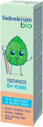 Kinderzahnpasta Vademecum Bio Mint 6+ mit Minze 50 ml