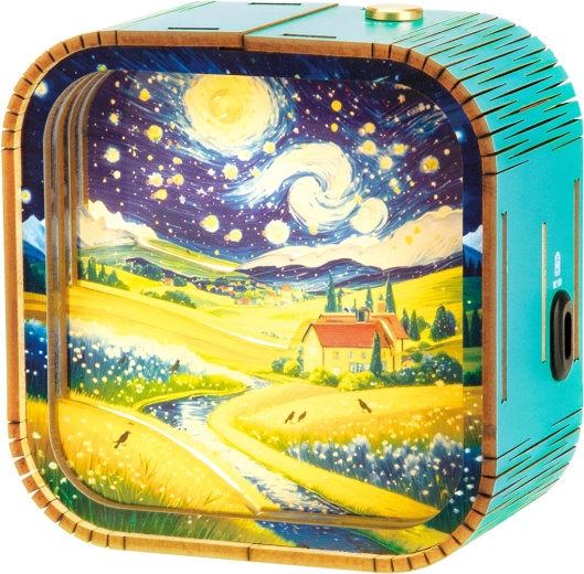 2Kids Toys 3D-Holzbausatz Lampe Landschaft unter den Sternen - 1 Stück