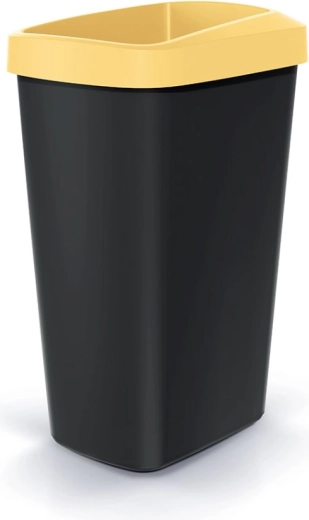 Abfalleimer Compacta Q Drop 45 l hellgelb