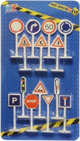 Kinder-Verkehrszeichen zum Spielen