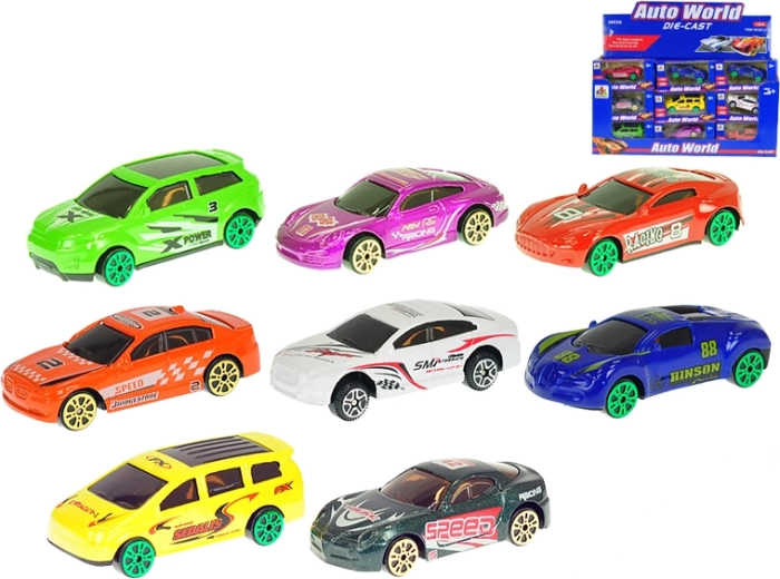 Metall-Rennauto 7 cm, Maßstab 1:64, Freilauf