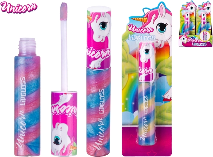 Unicorn Kinder-Lipgloss mit Drehmechanismus