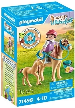 PLAYMOBIL Horses: Kind mit Pony und Fohlen