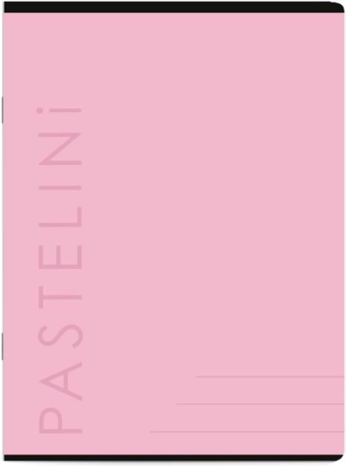 Heft A4 Pastelini rosa liniert, 40 Blatt