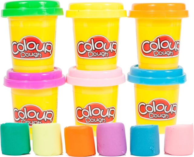 Plastilin in der Tube, Set mit 6 Farben