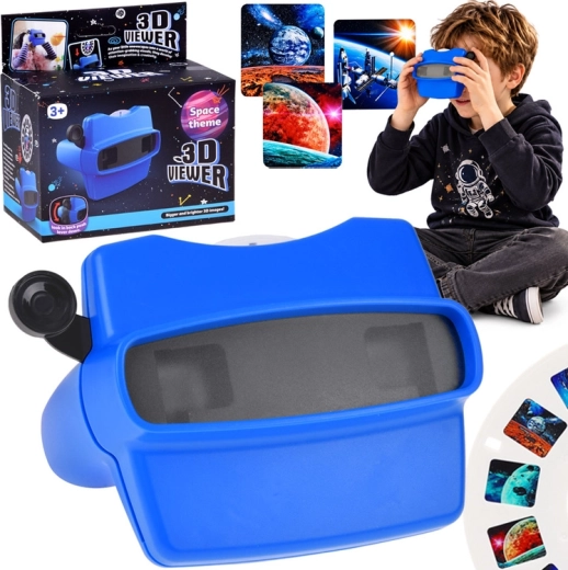 3D-Stereoskop Kosmos mit 14 Weltraumbildern