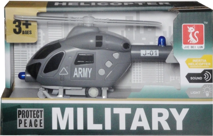 Kunststoff-Rettungshubschrauber mit Licht und Sound