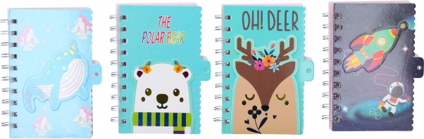 Spiralblock liniert 9x14 cm