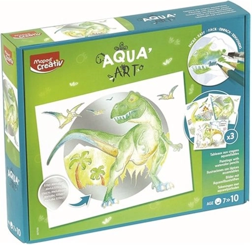 Maped Creativ AquaArt Aquarellbilder Dinosaurier