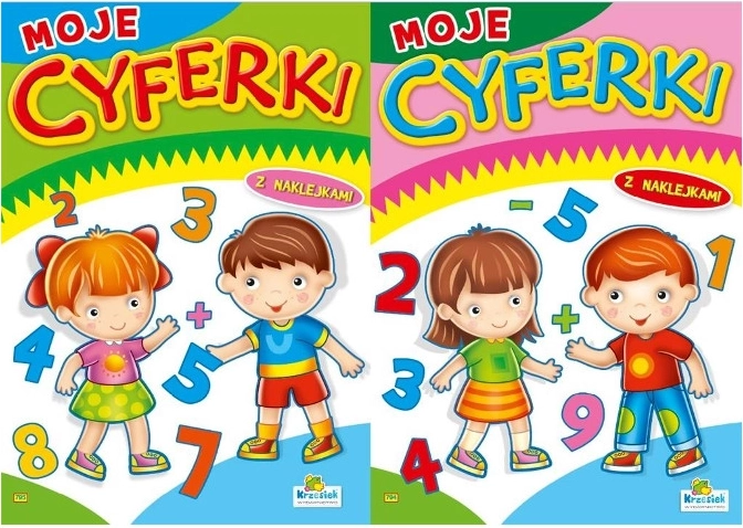 Malbuch Meine Zahlen A4 mit Aufklebern