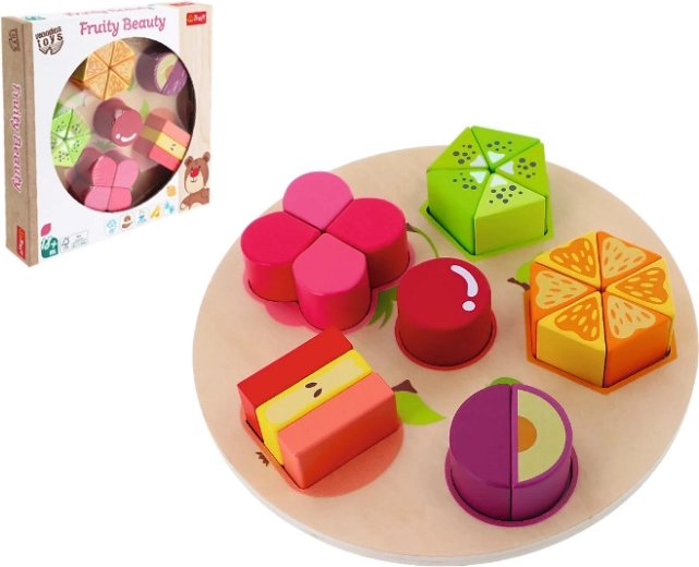 Fruity Beauty Holzpuzzle mit Früchten
