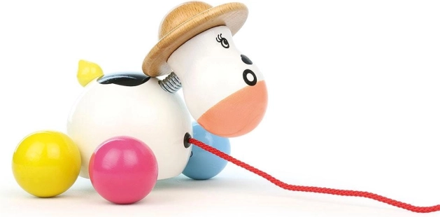 Holz-Ziehtier Kälbchen VILAC Rosy