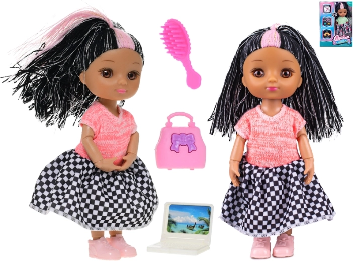 Puppe 15,5 cm mit Zubehör