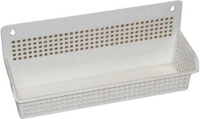 Hängender Kunststoffkorb groß 30 × 10 × 13 cm, Farbmix