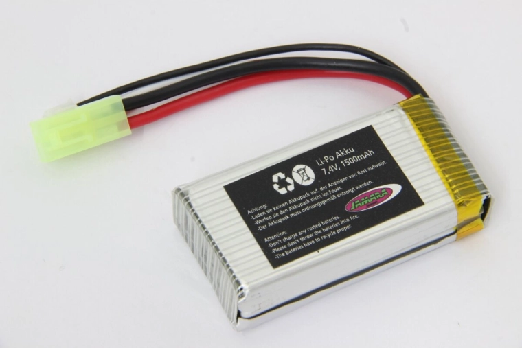 Jamara Akku Quadrodrom LiPo 7,4 V 1500 mAh – 1 Stück