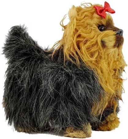 Interaktiver Yorkshire-Terrier-Hund – läuft und bellt