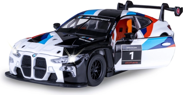 Metallmodell BMW M4 GT3 1:24 weiß