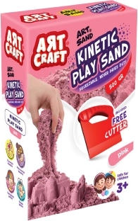 Art Craft kinetischer Sand rosa 500 g