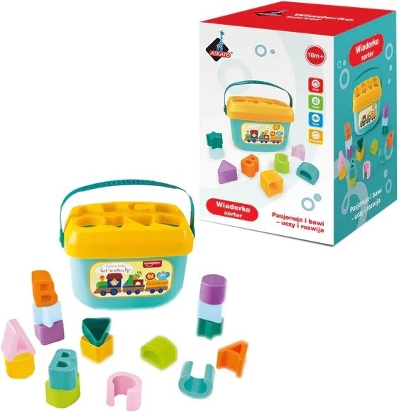 Sortiereimer mit Bausteinen