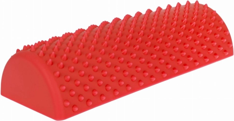 TULLO halbierter Massage-Roller mit Noppen rot