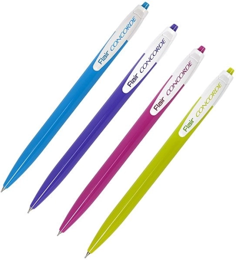 Kugelschreiber CONCORDE Ezee Click, assortierte Farben