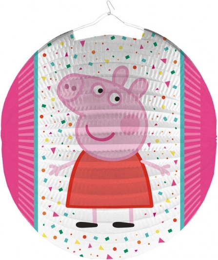 Runder Lampion mit PEPPA PIG Motiv