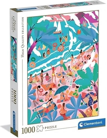 Clementoni High Quality Collection Puzzle 1000 Teile „Sunday at the Beach“