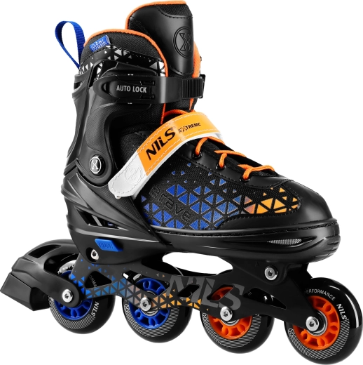 2-in-1 Rollschuhe NILS Extreme Brave – S (29–33)