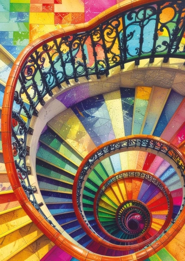 Puzzle Kletterpflanze „Liebesleiter“ 500 Teile