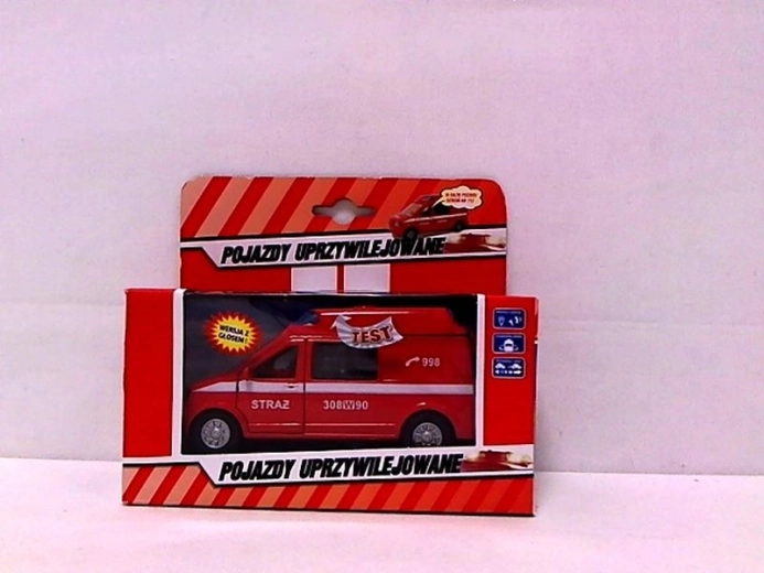 Feuerwehr-Van mit Sound 14 cm