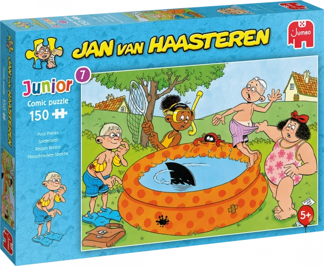 Puzzle JUMBO Jan van Haasteren Junior: Streiche am Pool 150 Teile
